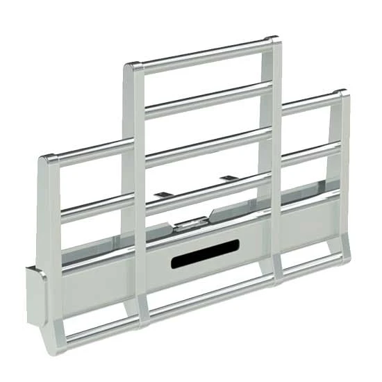 Herd Aluminum Defender 4 Post Grille Guard Bumper W/ Slam Latch For Peterbilt 378 & 379 SFA