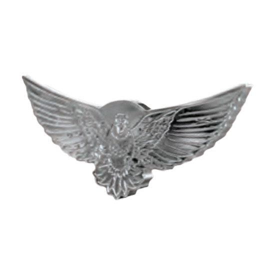 Chrome Plated Aluminum Eagle Shaped Dash Knob 3-1/2 X 3 - 1/2 Inch X 2 Inch