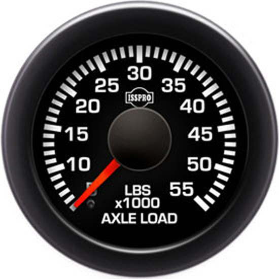 Axle Load Weight Gauge 2 1/16 Inch, 5-55,00 LBS W/ 10 Foot Lead Wire