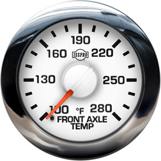 Front Axle Temperature Gauge Kit, 2 1/16 Inch 100-280 F
