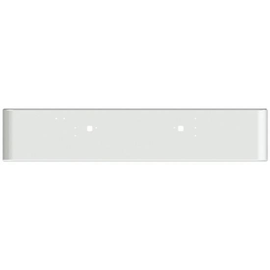 VC Texas Bumper 16 Inch W/ Rolled Ends, Mount and Tow Holes For International 9300 SBA, 9370 & 9670