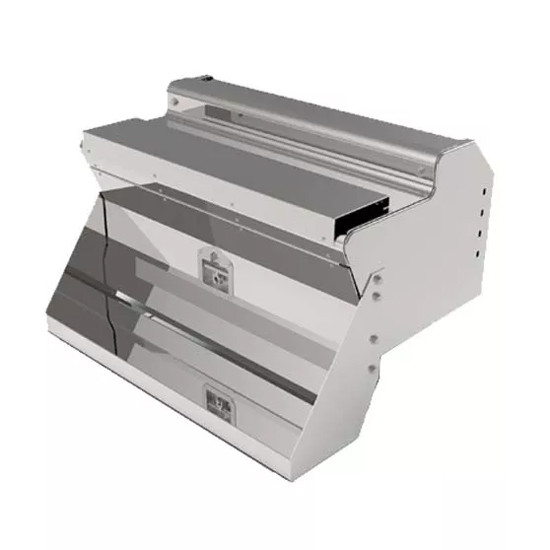 Stainless Steel Locking Tool Box W/ Mirror Finish For Kenworth