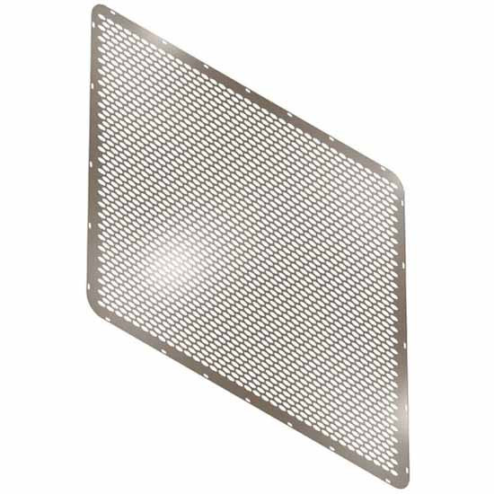 Turnpike Truck Trim 304 Stainless Steel Grille W/ Horizontal Rectangle Holes For Peterbilt 378 & 379