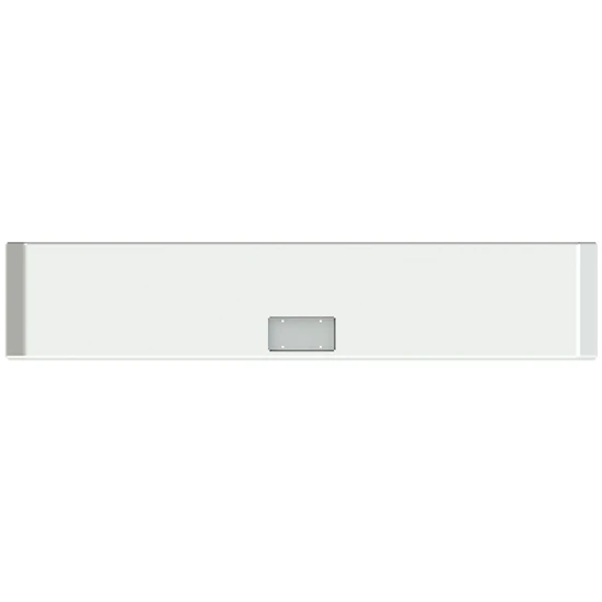 VC 20 Inch Chrome Blind Mount Bumper W/ 45 Degree Texas Mitered Ends & Frenched Insert License Plate Box For Freightliner, Peterbilt & Western Star