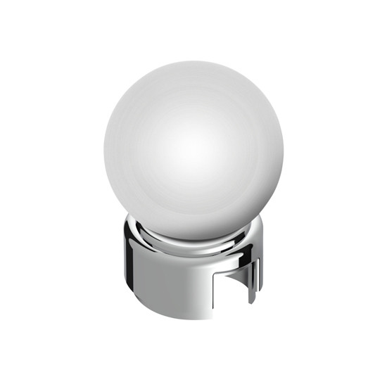 Bristol Style Clear Anodized Thread-On Gearshift Knob W/ Adapter