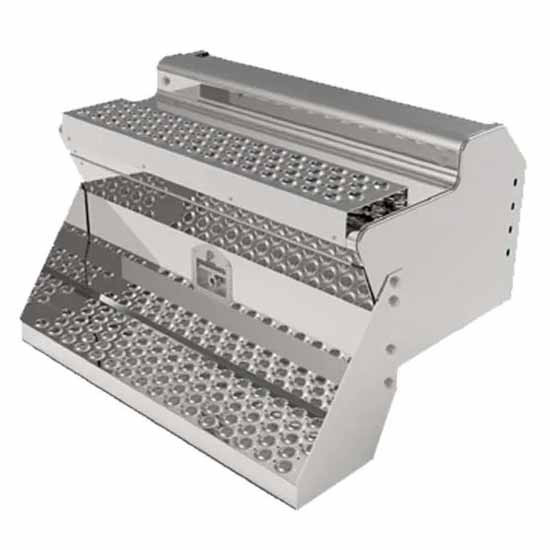 Turnpike Truck Trim Stainless Steel Tool OR Battery Box W/ Mirror Finish W/ Optional Length and Style For Kenworth