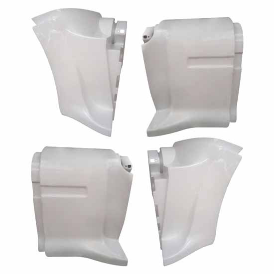 BESTfit Front Side Fairing, Fiberglass W/ Paintable Gel Coat Finish For Peterbilt 387