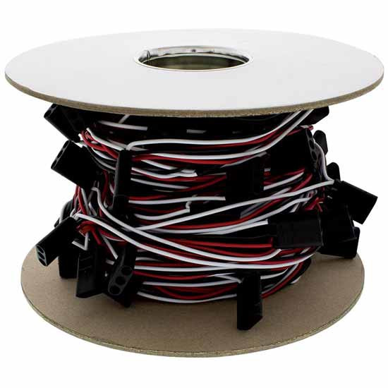 Triple Female Bullet Plug Wire Harness - 74 Ft