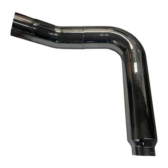 BESTfit Chrome Tapered Top Exhaust Elbow W/ Multi Bend Design, 7 OD Inlet 5 OD Outlet For Kenworth W900L/B AeroCab