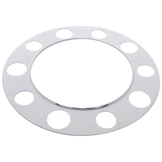 Chrome Aluminum Top Hat Ring For Hub Piloted Steel Wheels