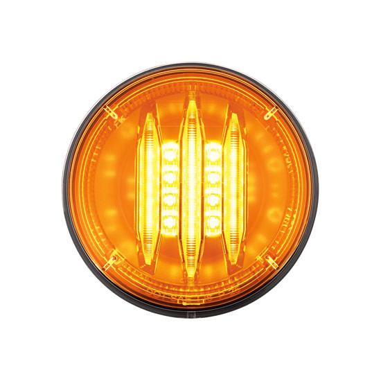 Special Saber Light Bar LED Turn Signal Light W/ 29 Diode Amber LEDs & Polycarbonate Amber Lens
