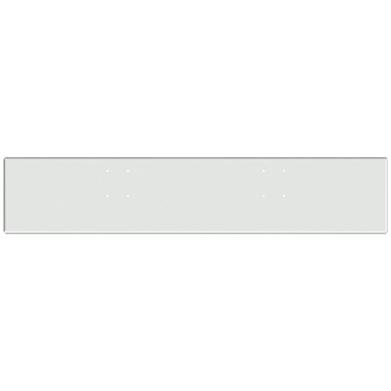 VC 18 Inch Chrome Bumper W/ Square Boxed Ends & Mounting Holes For International 9900