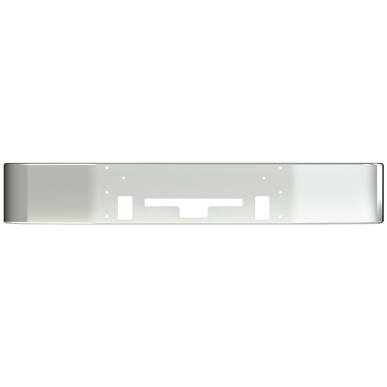 VC 17 Inch Chrome Bumper W/ Cutout & Light Options For Freightliner Century 112/120 & Columbia 112/120 & Glider