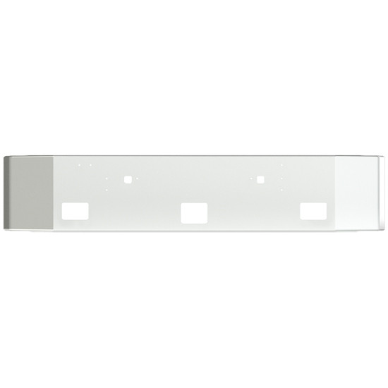 VC 16 Inch Replacement Bumper W/ Cutout & Light Hole Options For International 9370 SBA