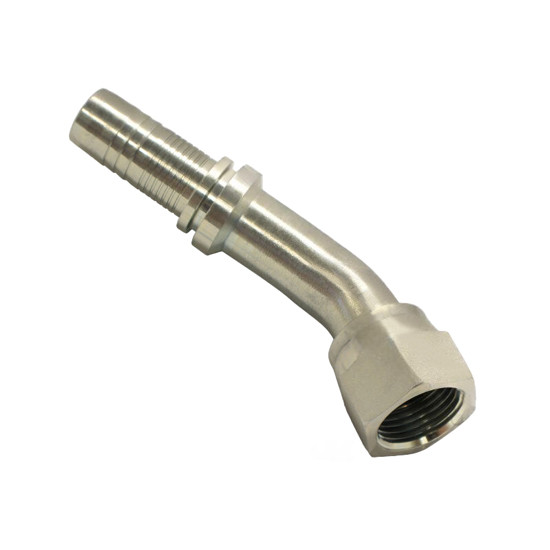 Uni-Crimp Hose Fitting, JIC 37 Female, 5/8 ID X 7/8 Inch - 14 X 3.920 Inch