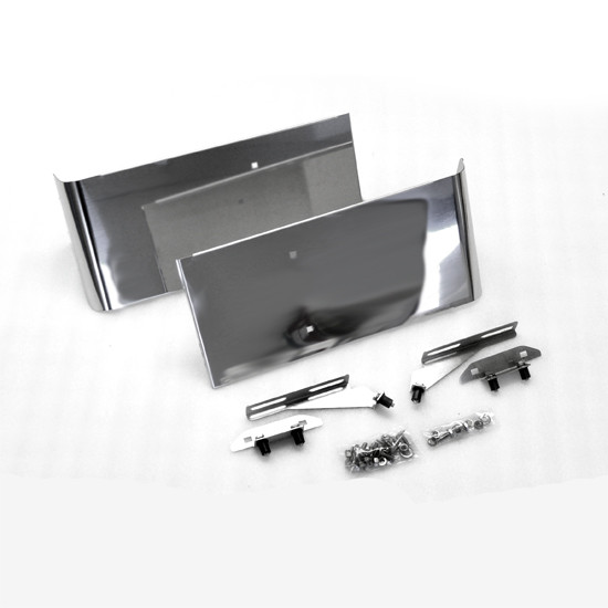 Roadworks 29.625 Inch Plain Rear Window Visor For Kenworth T600, T800 & W900B/L