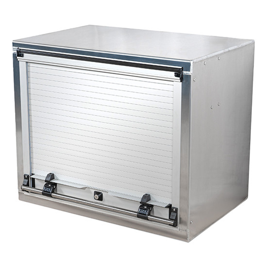 Smooth Aluminum Toolbox W/ Roll Up Door 36 X 24 X 24 Inch