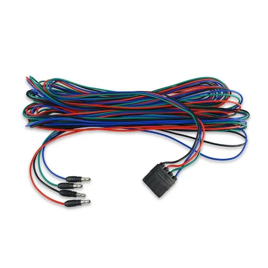 18 Gauge Extension Cable W/ 4 Male .18 Inch Bullet Plugs & 4 Pin .18 Inch Female Bullet Connector W/ Length Options