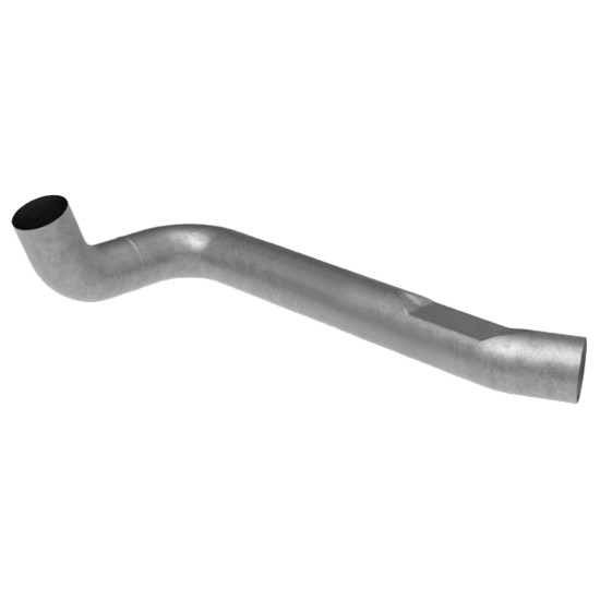 Alumzd Steel Exhaust Pipe 5 Inch OD/OD W/ Multi Bend For Peterbilt 378