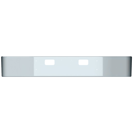 VC 18 Inch Chrome SBA Bumper W/ Light Hole Options For GMC C4500/5500