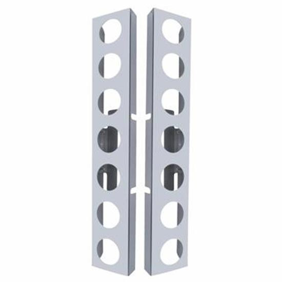 SS Air Cleaner Bracket W/ Seven 2 Inch Round Cutouts