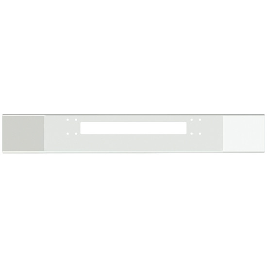 14 Inch Black Steel Open End Bumper W/ Mounting & Wide Vent Holes For Peterbilt 320 SBA