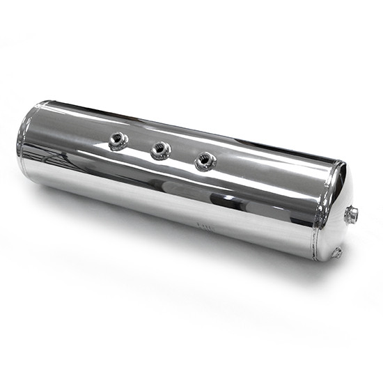 BESTfit Polished Aluminum Air Tank- 8 Inch Diameter For Peterbilt