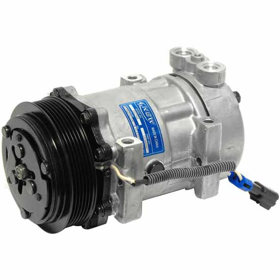BESTfit 6 Groove Sanden SD7H15 Style AC Compressor With 125MM Clutch Replaces F696002122 For Peterbilt 379, 387