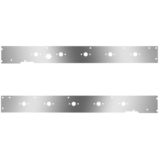 Cab Panels W/ Block Heater Plug Hole, 10 P3 Light Holes For Kenworth T660 W/ CME 2013-2017