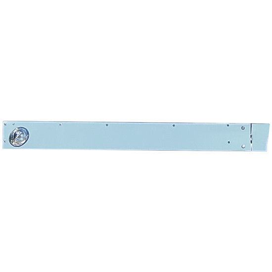 Stainless Steel Kick Panels W/ Step Light Cutouts For Kenworth W900L Aerocab