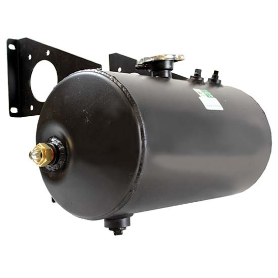 BESTfit Steel Radiator Surge Tank 8.25 X 14.50 Inch Passenger Side Remote Mount For Peterbilt 378 & 379