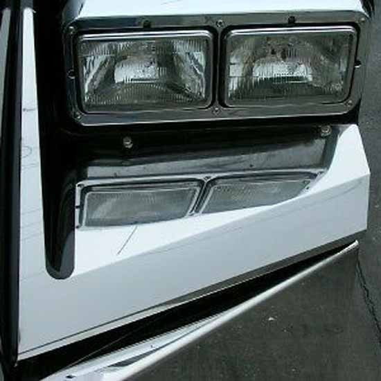 Full Cover Style Fender Shields For Kenworth T800 Curved Glass - Pair
