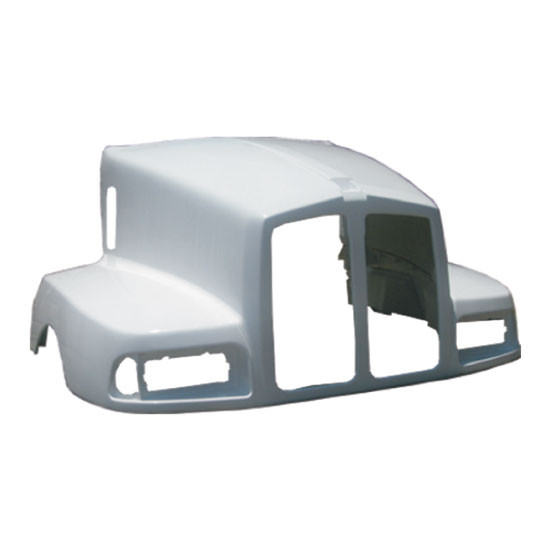 BESTfit Fiberglass Hood W/ 59 Inch Centerline & Fender For Kenworth T600 AeroCab & T600B Replaces K146-1231, K146-1258