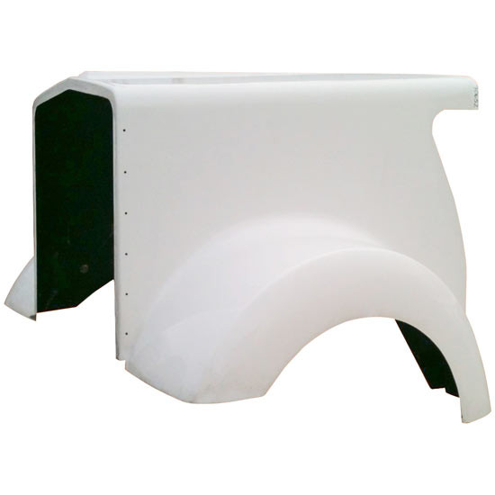 Jones Performance Fiberglass Hood W/ 70.75 Inch Centerline & Fenders For Kenworth W900L Replaces K146-1135, K146-1138, L29-1007