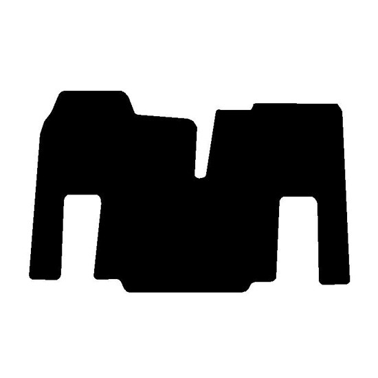 Black Front Floor Mats For Kenworth T2000 With Automatic Transmission