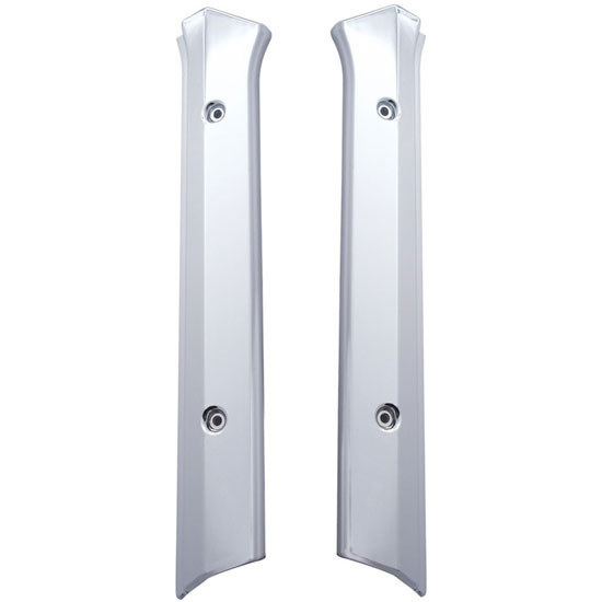 Chrome Window Post Cover For Kenworth W/ Curved Glass