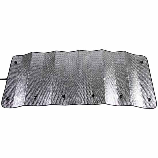 Accordion-Fold Reflective Thermal Windshield Sunshade For Kenworth T680 2013-2021