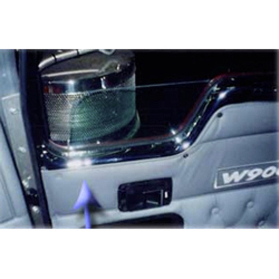 Chrome Upper Door Trim For Kenworth Daylight Doors