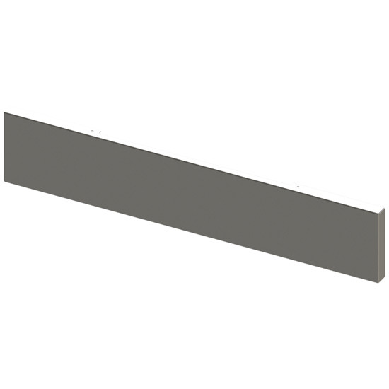Lincoln Chrome 18 Inch Chrome Texas Boxed End Bumper, 10 Gauge, Blind Mount W/ Mounting Plates For Freightliner Classic 132Xl & 120 1990 Thru 2003