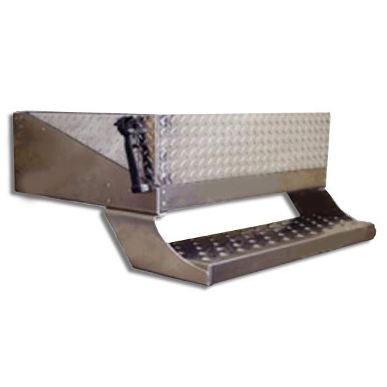 Freightliner Classic Battery Box Cover 31 x 23 Inch Diamond Plate Aluminum by CSM