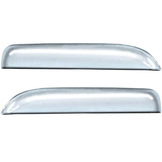 Belmor Chrome Door Chops Top Side Window Deflectors For Freightliner Cascadia 113 & 125