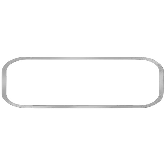 Stainless Steel Raised Roof Sleeper Cap Window Trim For Freightliner