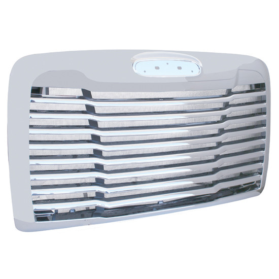 BESTfit Chrome Plastic Grille With Bug Screen Replaces A17-15356-000 For Freightliner Century 112, 120