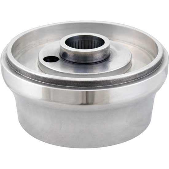 SCI Polished Aluminum Steering Wheel Hub Adapter For Freightliner FLC 120 SBA/SFA, FLT Cabover, 122SD