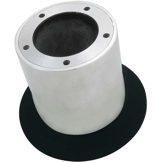 SCI Polished Aluminum 5 Hole Steering Wheel Hub Adapter For Freightliner 2007-Current