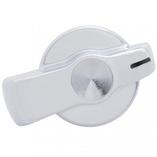 Chrome A/C Knob Crystal By Swarovski - Indented For Freightliner