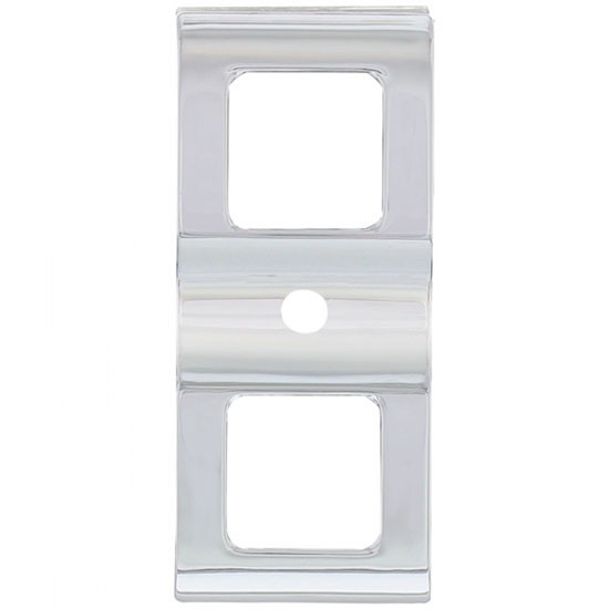 Chrome Plastic Switch Cover With 3 Openings For Freightliner Cascadia