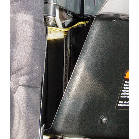 RoadWorks Stainless Steel Lower Dash End Trim - Driver Side For Freightliner
