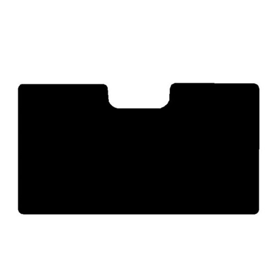 Black Middle Floor Mat For Freightliner Cascadia W/ Manual Transmission