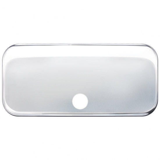 Chrome 12.75 Inch Upper Left Or Right Storage Door Cover For Freightliner Cascadia